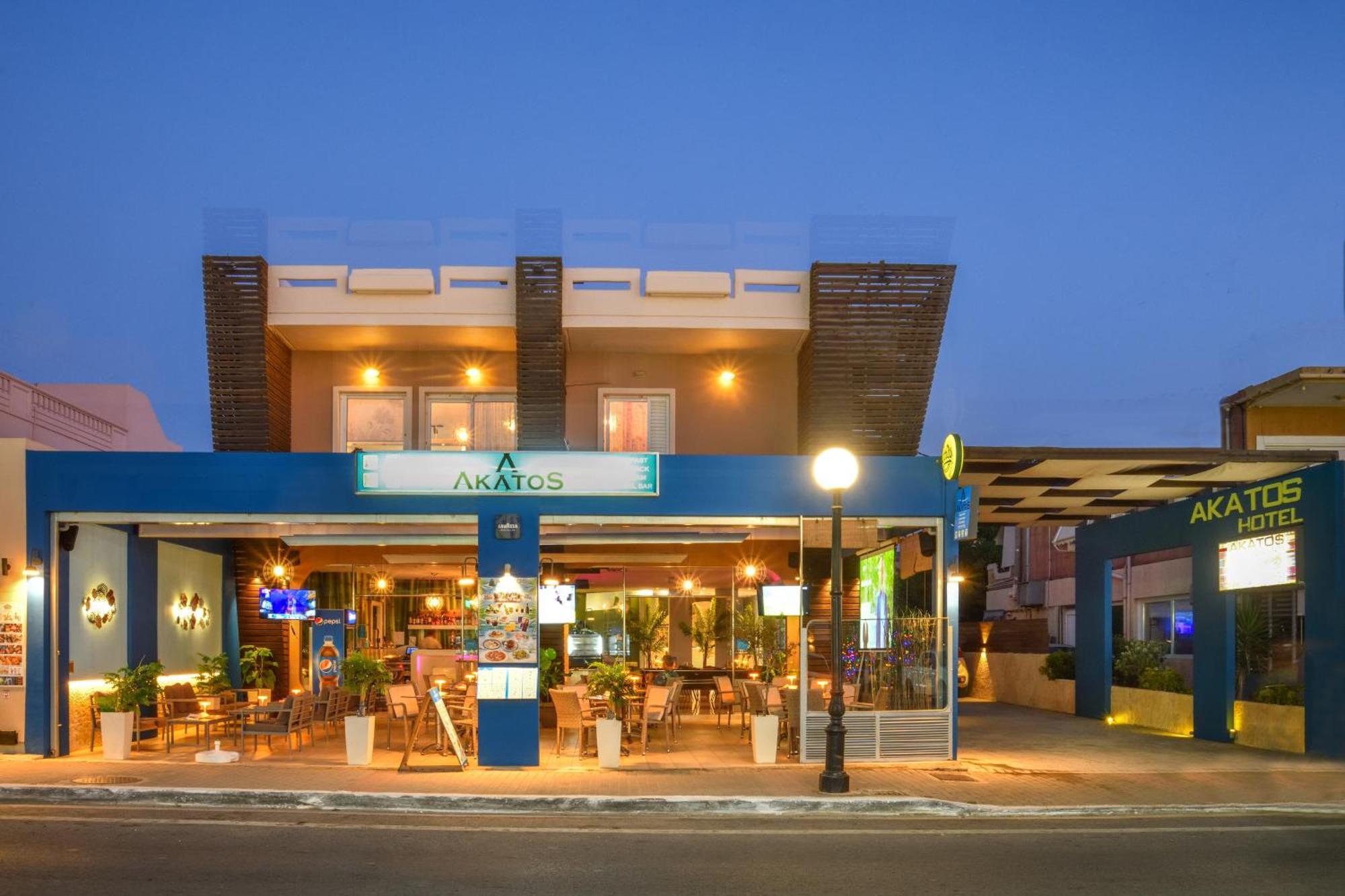Akatos Hotel Agia Marina 외부 사진